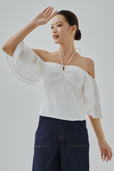Azalea Butterfly Sleeves Top